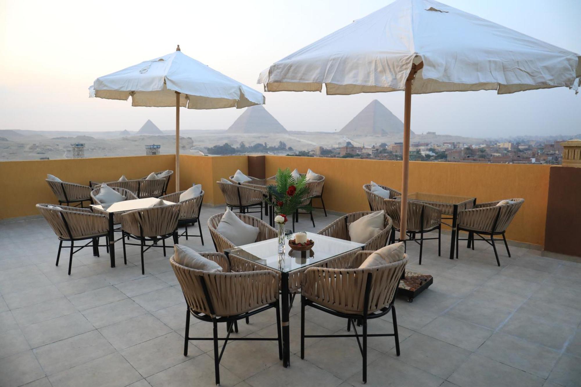 Pyramids Heart Hotel Kafret el-Gabal Exterior foto